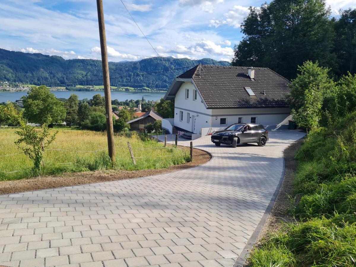 Aparts Lakeview -Gerlitzen -Ossiacher See -Ski Tratten  Exteriör bild