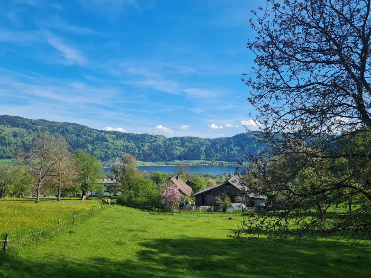 Aparts Lakeview -Gerlitzen -Ossiacher See -Ski Tratten  Exteriör bild
