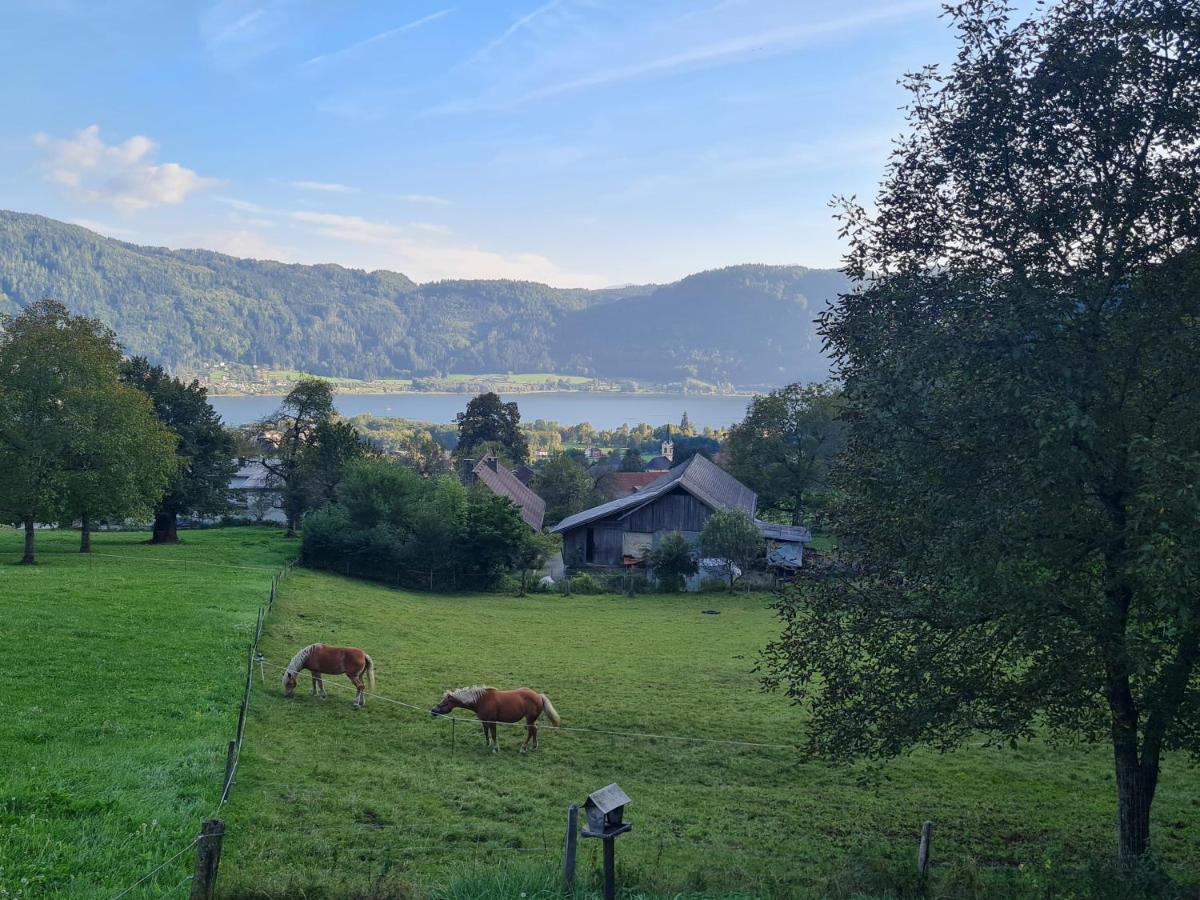 Aparts Lakeview -Gerlitzen -Ossiacher See -Ski Tratten  Exteriör bild