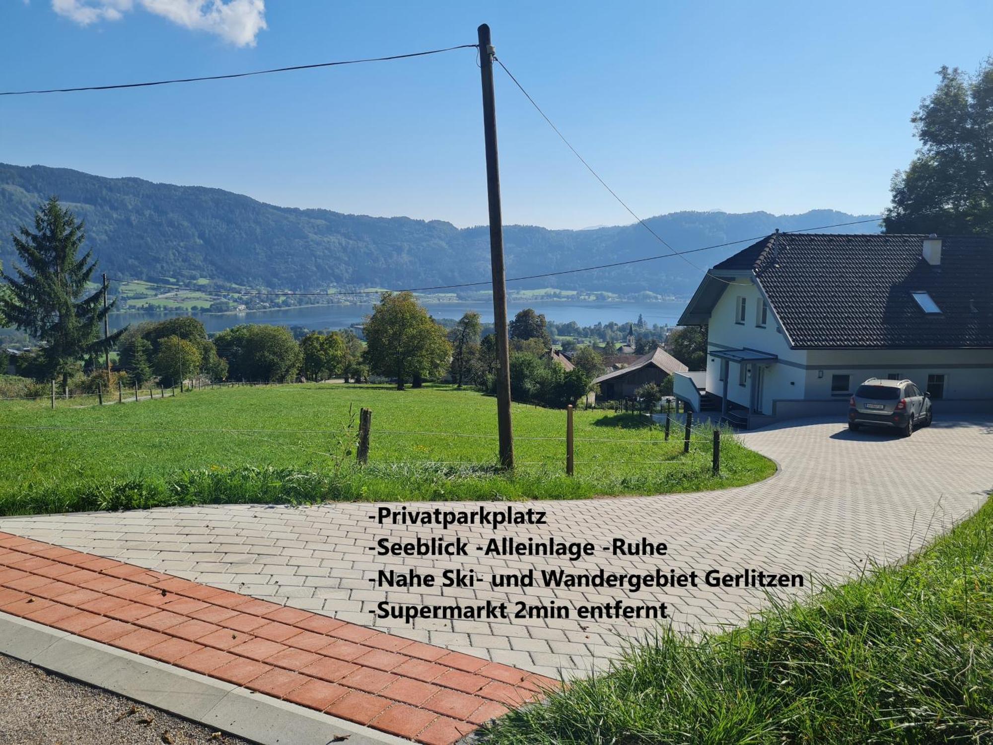 Aparts Lakeview -Gerlitzen -Ossiacher See -Ski Tratten  Exteriör bild